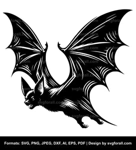 Flying Bat SVG