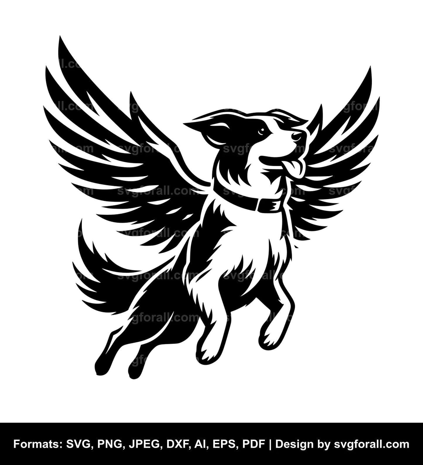 Flying Dog SVG