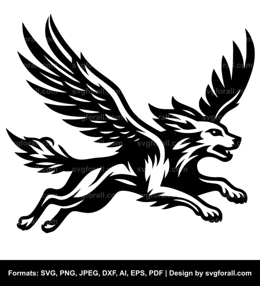 Flying Dog SVG File