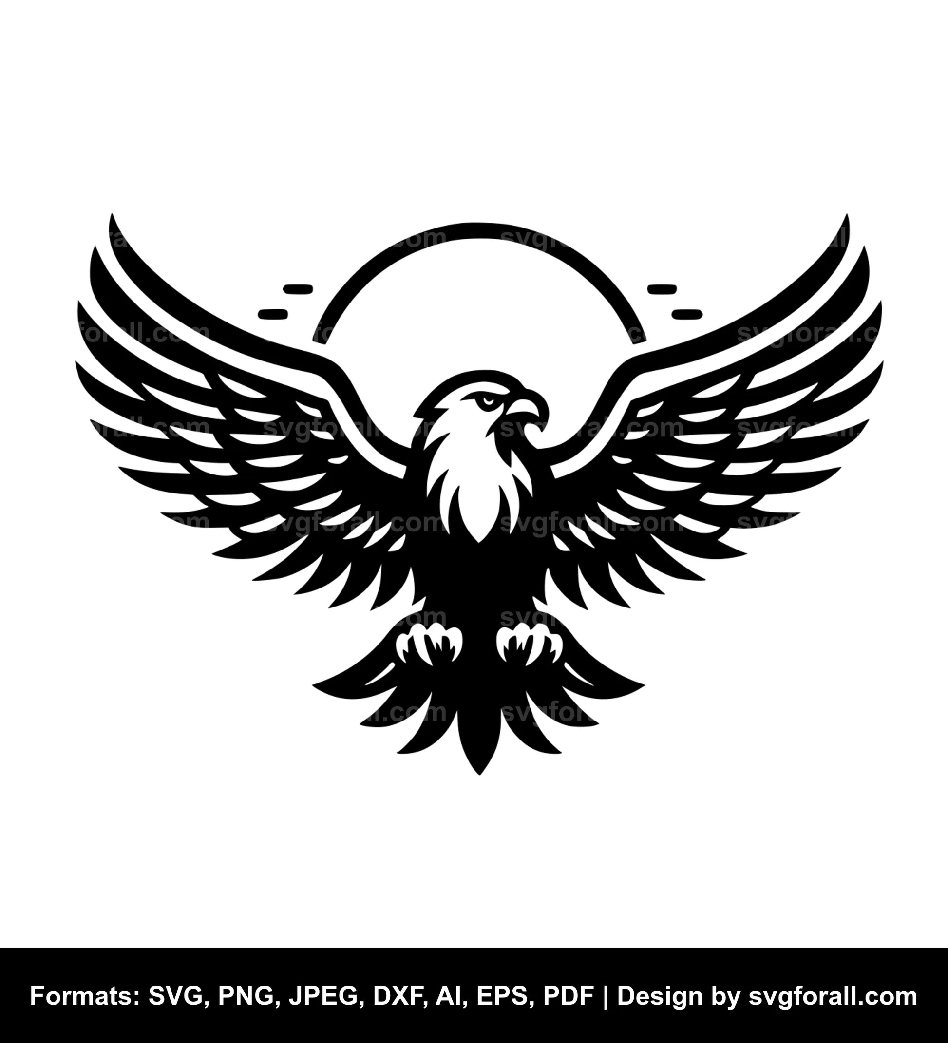 Flying Eagle Cricut SVG