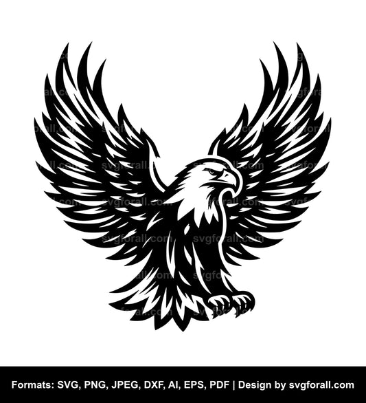 Flying Eagle SVG Design