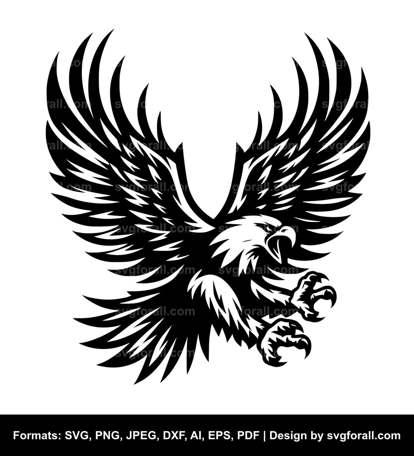 Flying Eagle SVG PNG