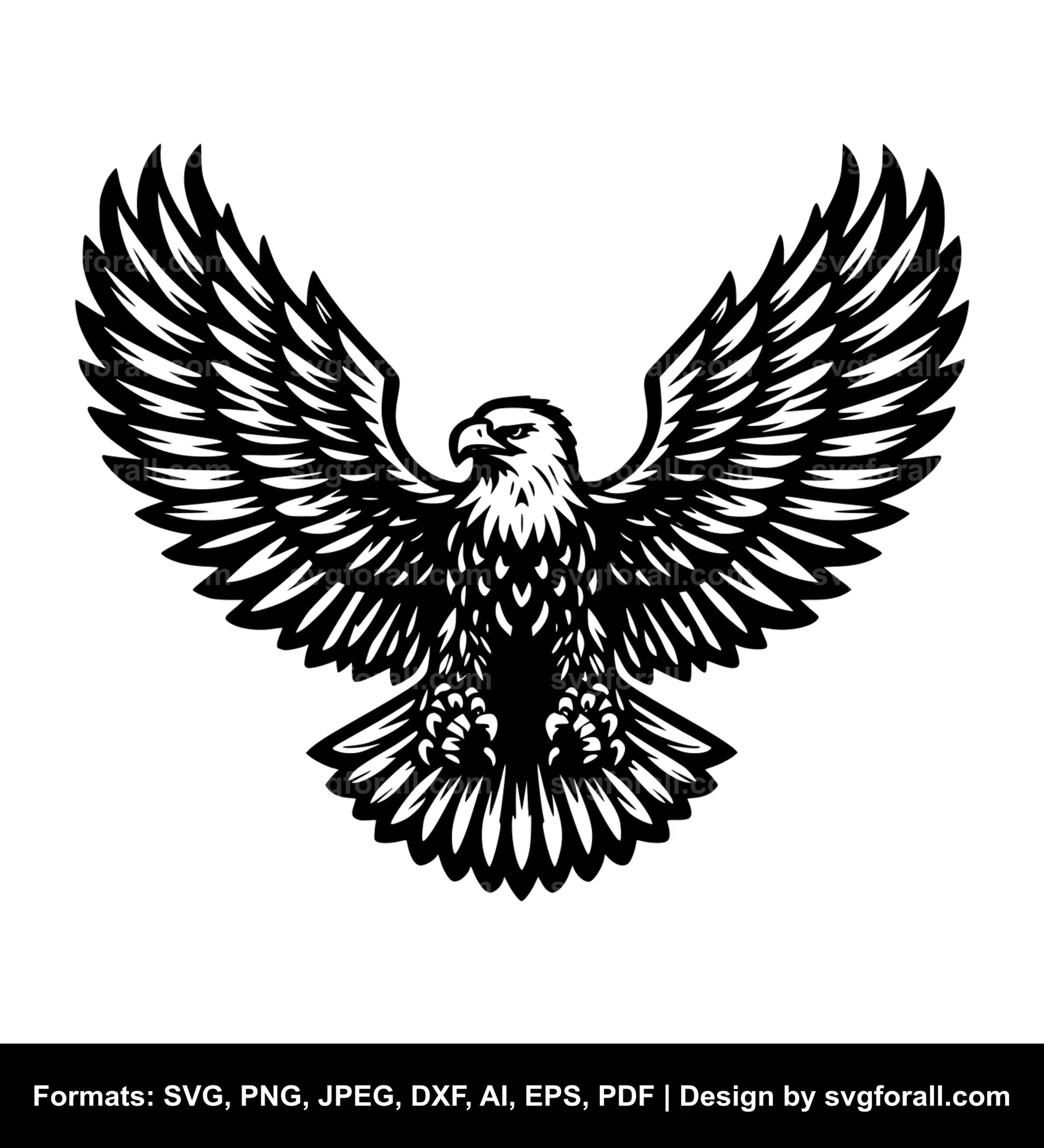 Flying Eagle SVG Vector