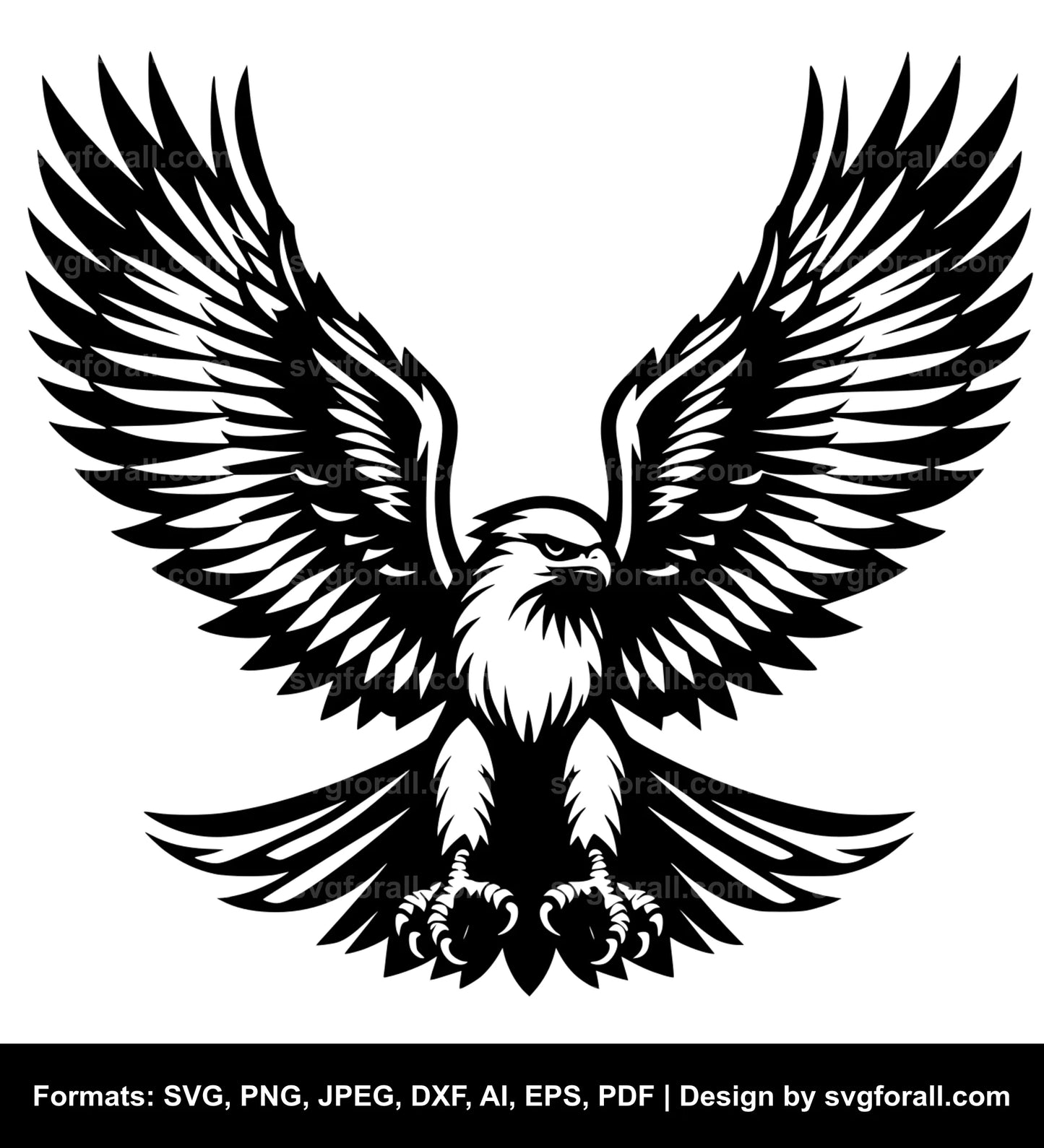 Flying Hawk SVG PNG