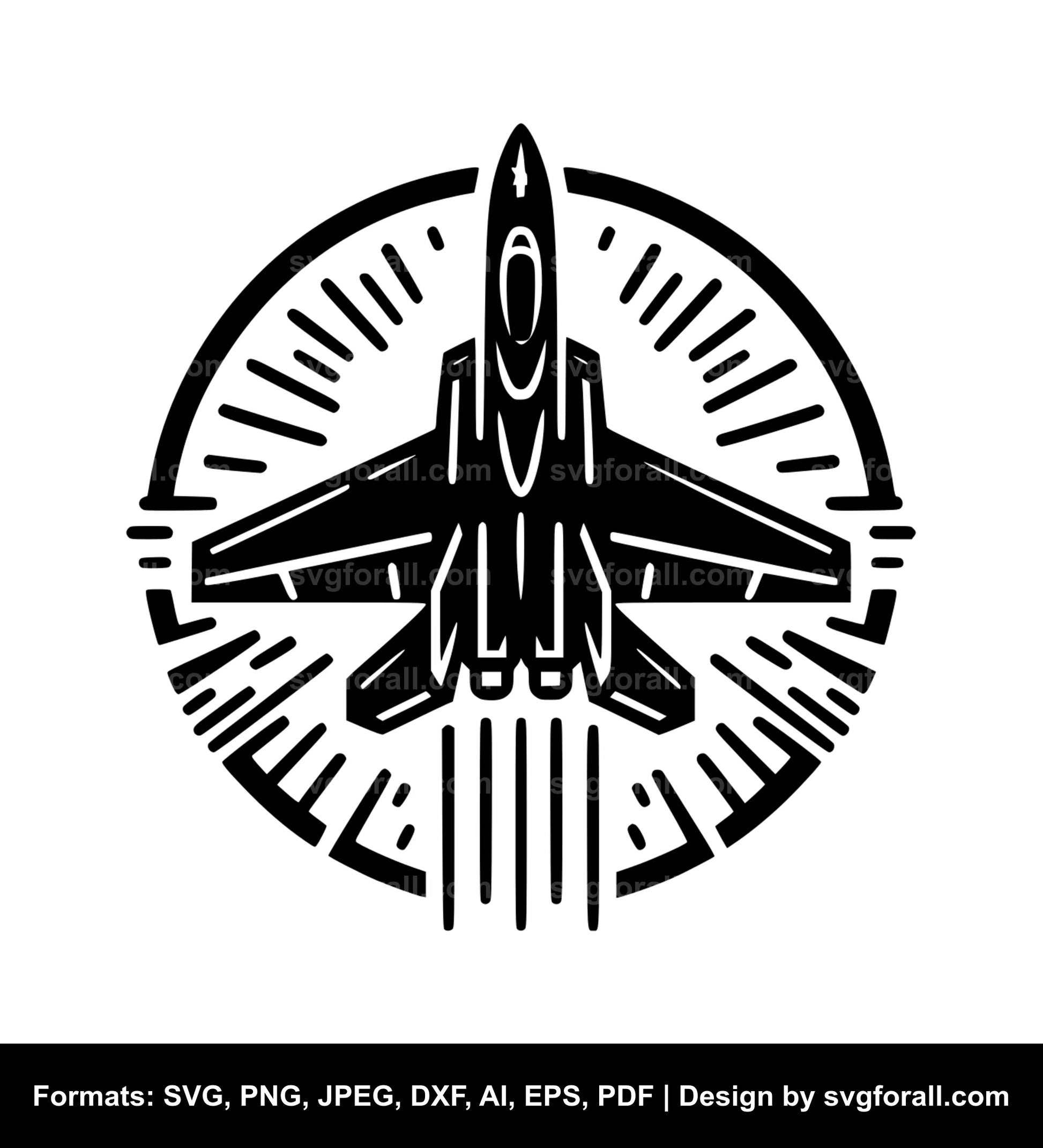 Flying Jet Black SVG