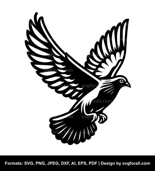 Flying Pigeon SVG