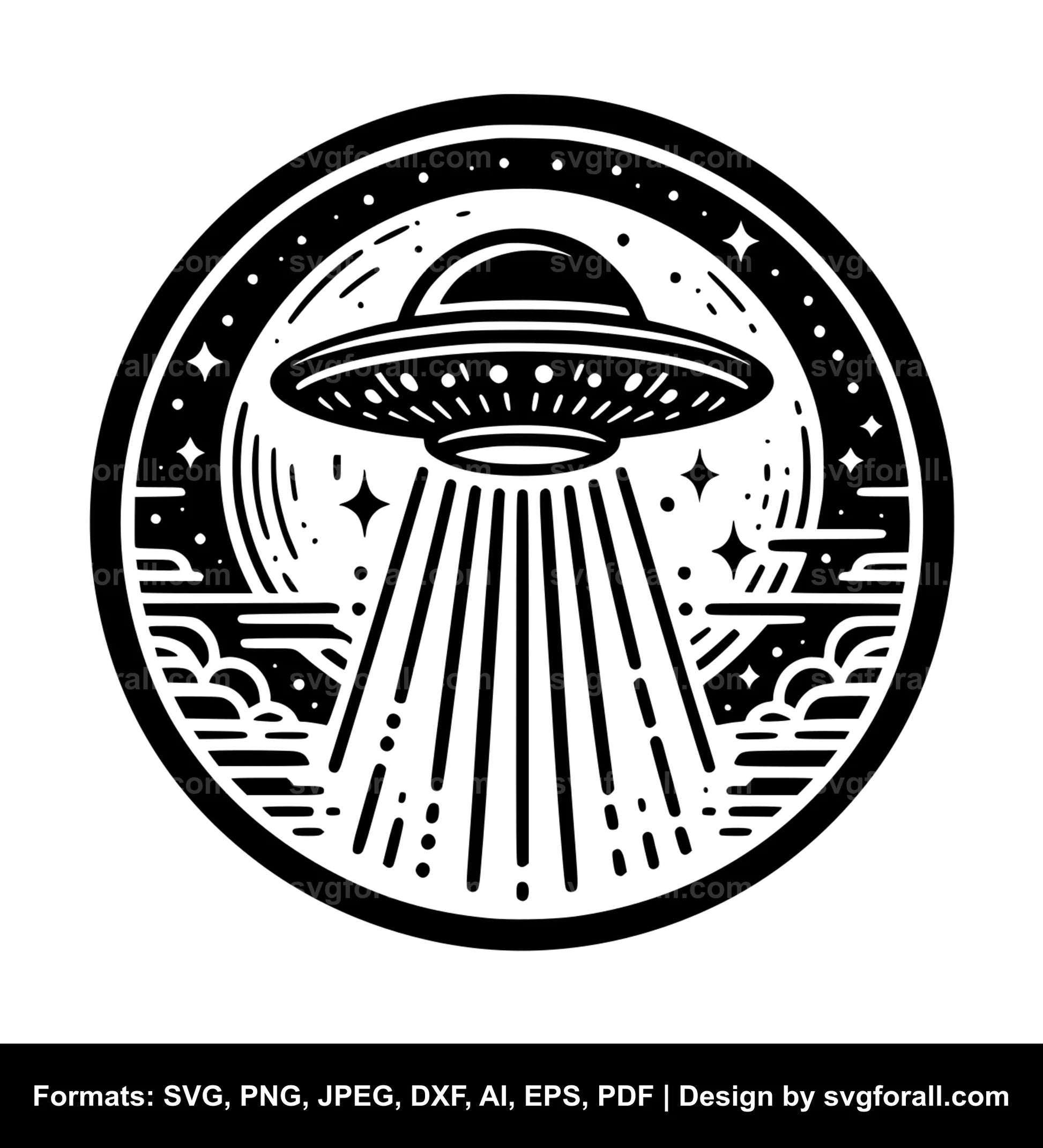 Flying Ufo SVG