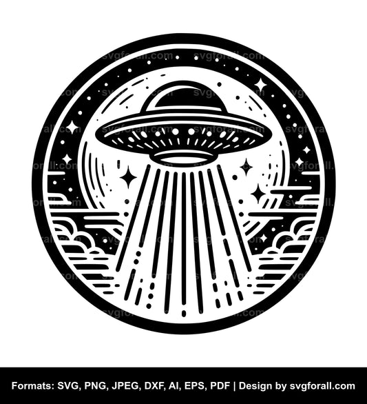 Flying Ufo SVG