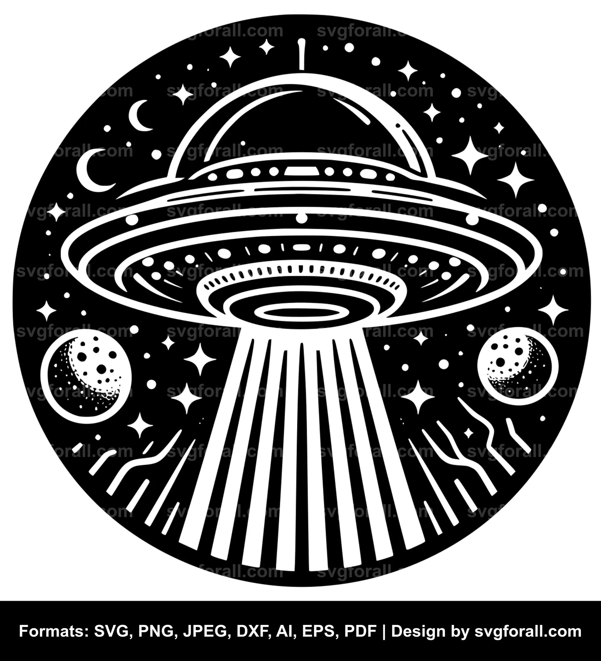 Flying Ufo SVG File