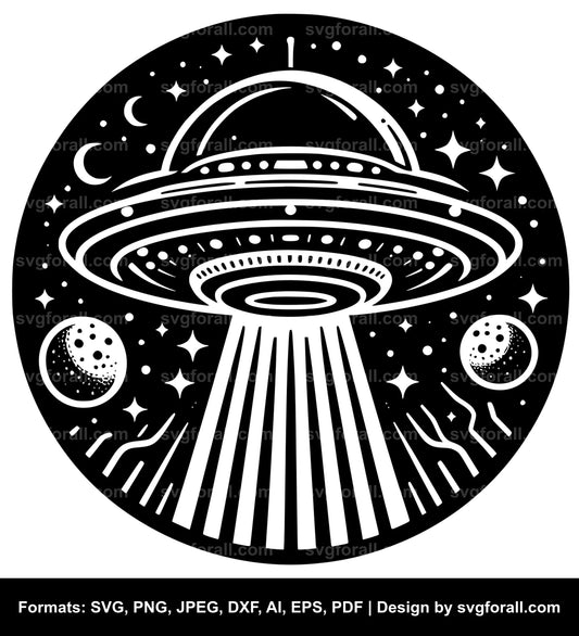 Flying Ufo SVG File