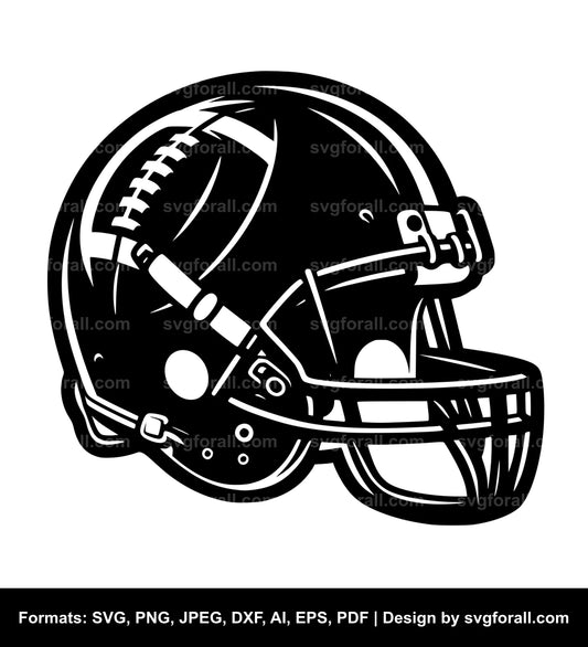 Football Helmet SVG File