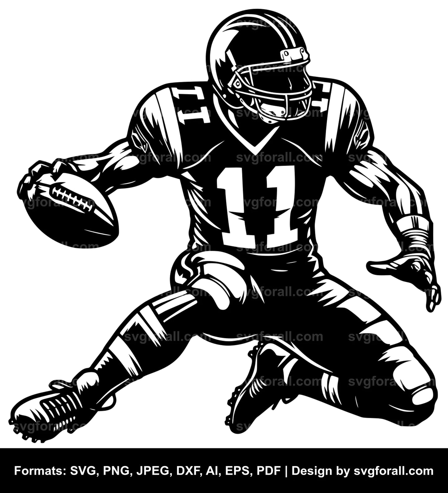 Football Player SVG