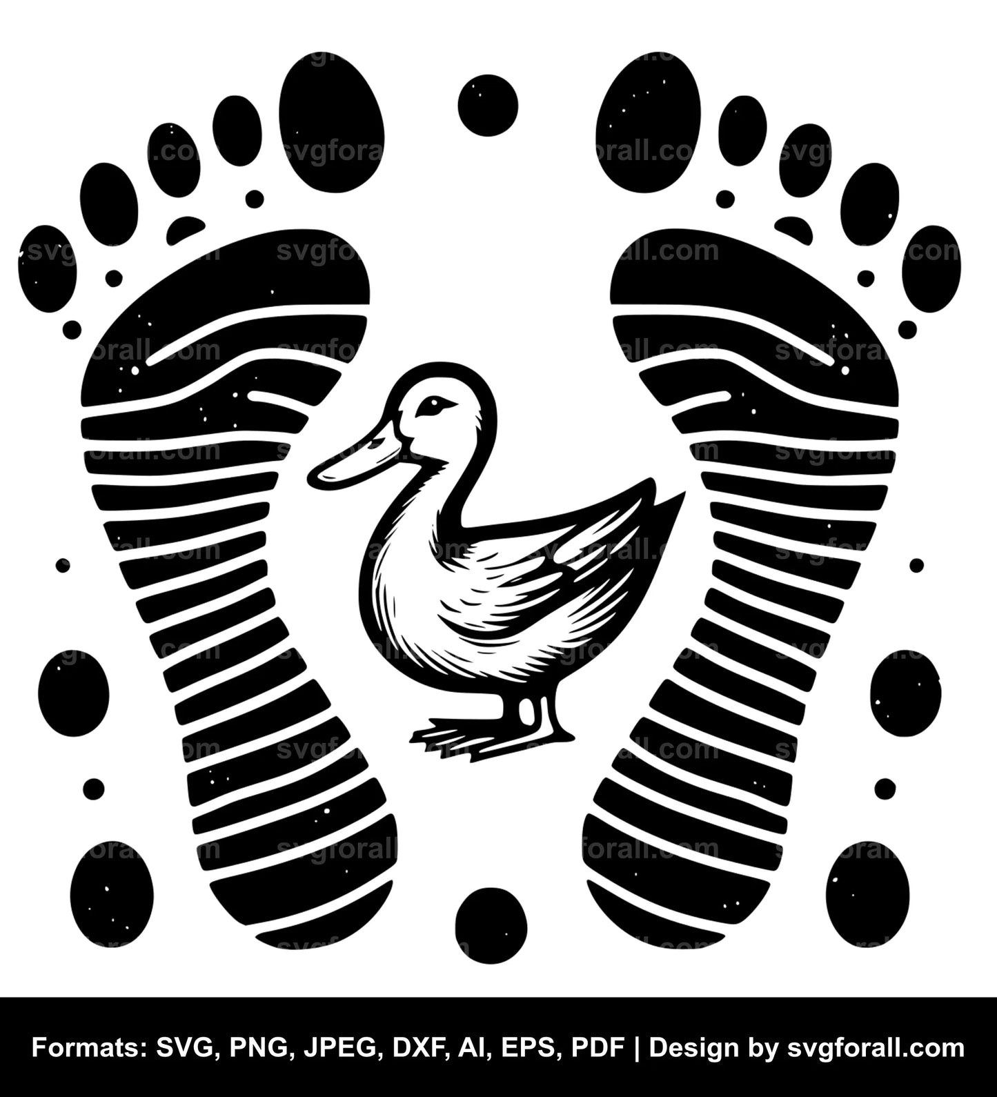 Footprint Black SVG