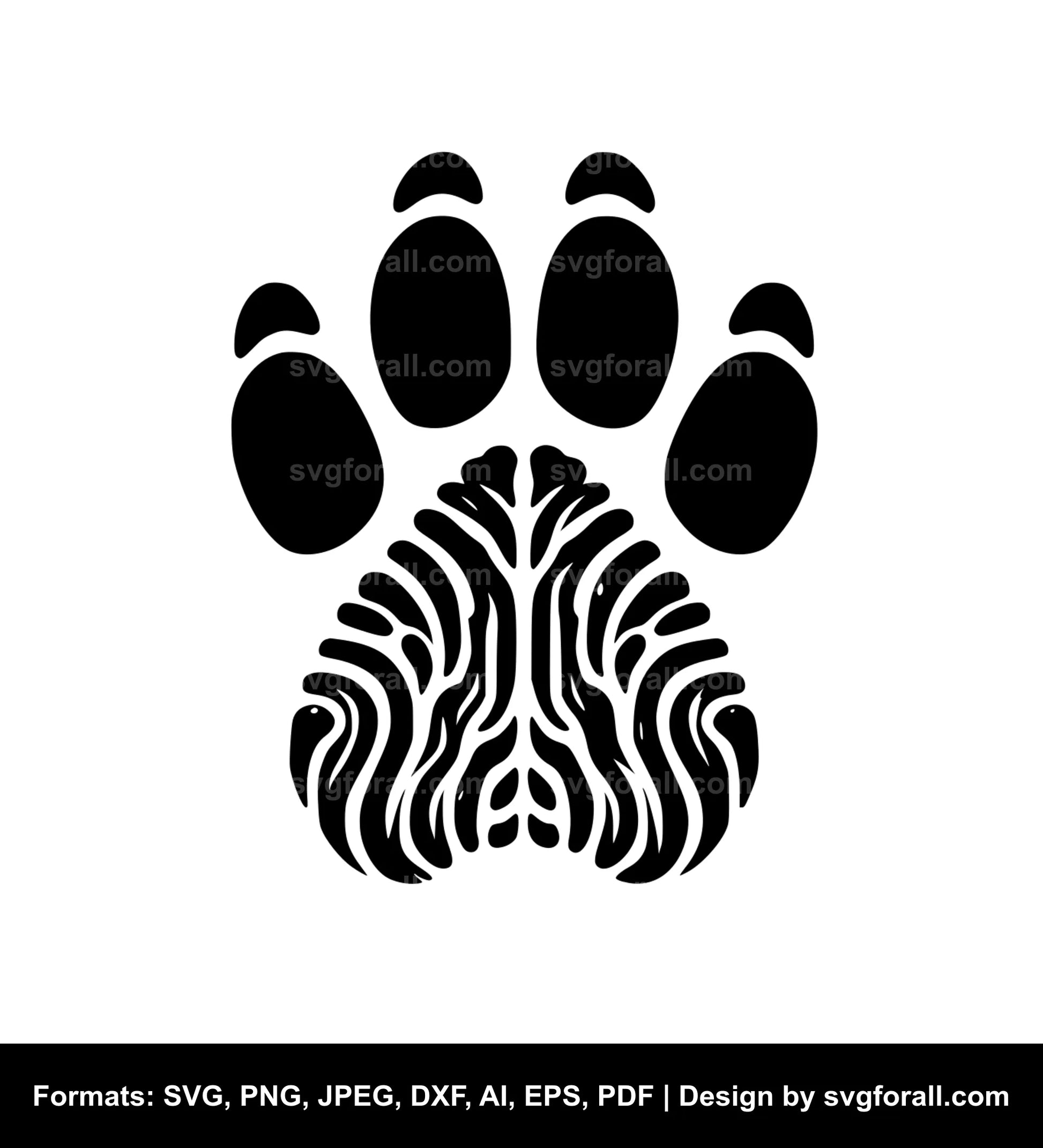 Footprint Clipart SVG