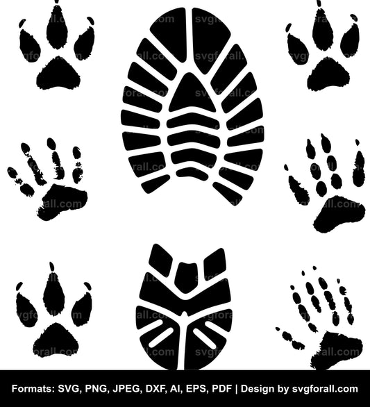 Footprint SVG Clip Art