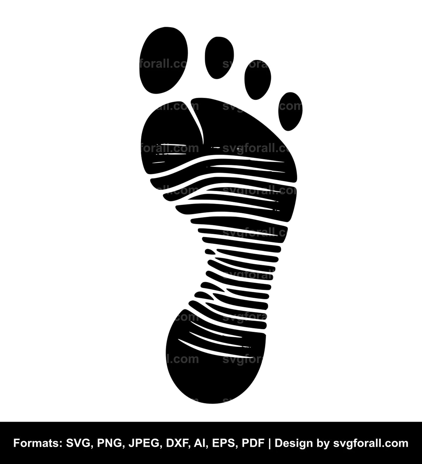 Footprint SVG PNG