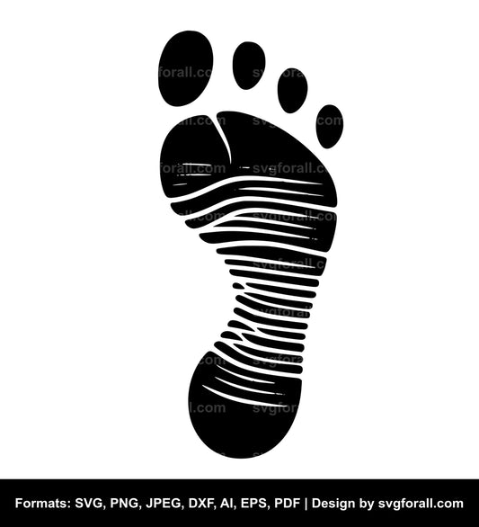 Footprint SVG PNG