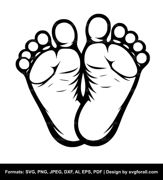 Footprint SVG Vector