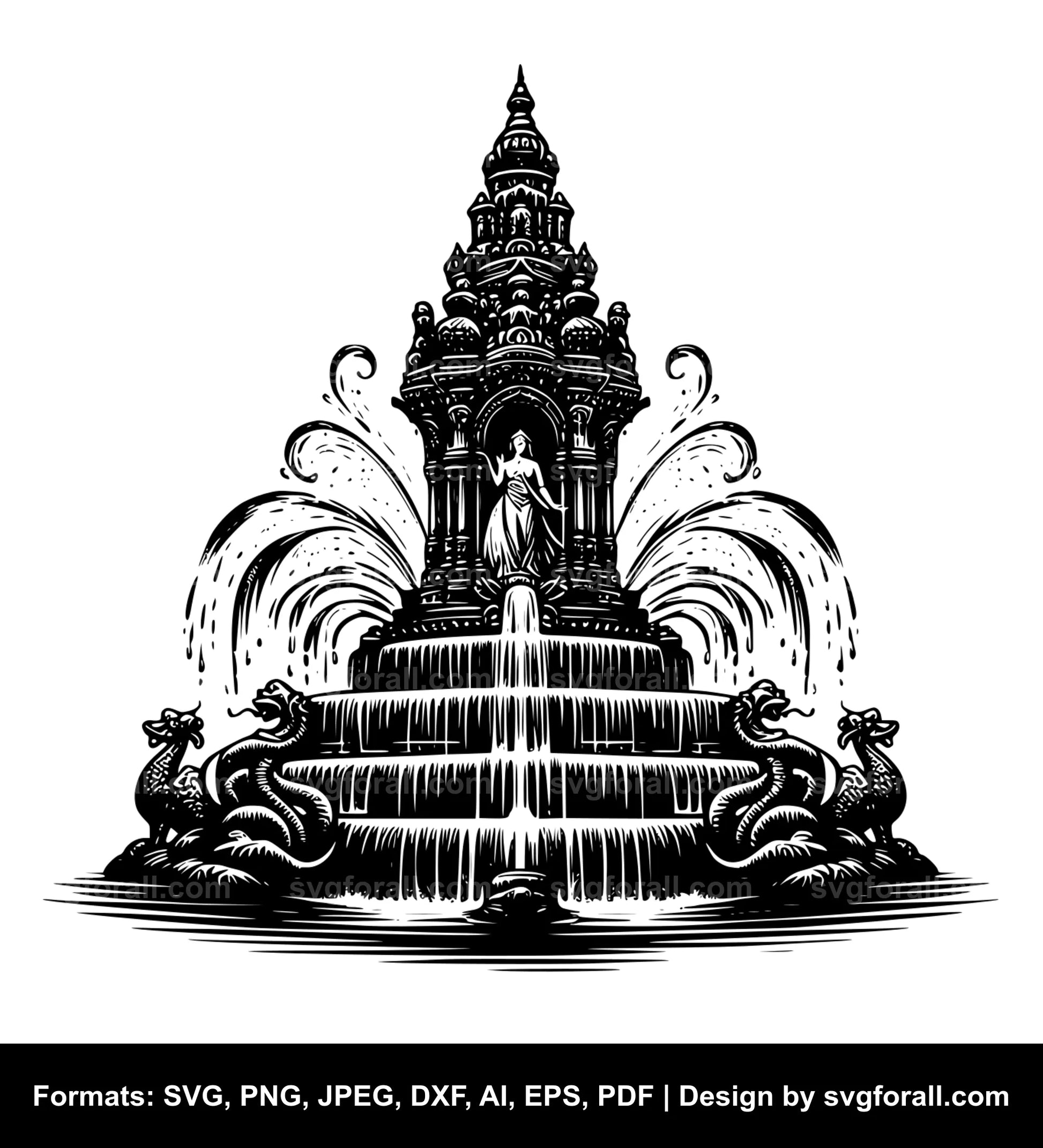 Fountain SVG Design