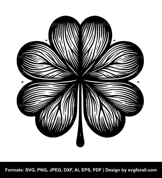 Four Leaf Clover SVG