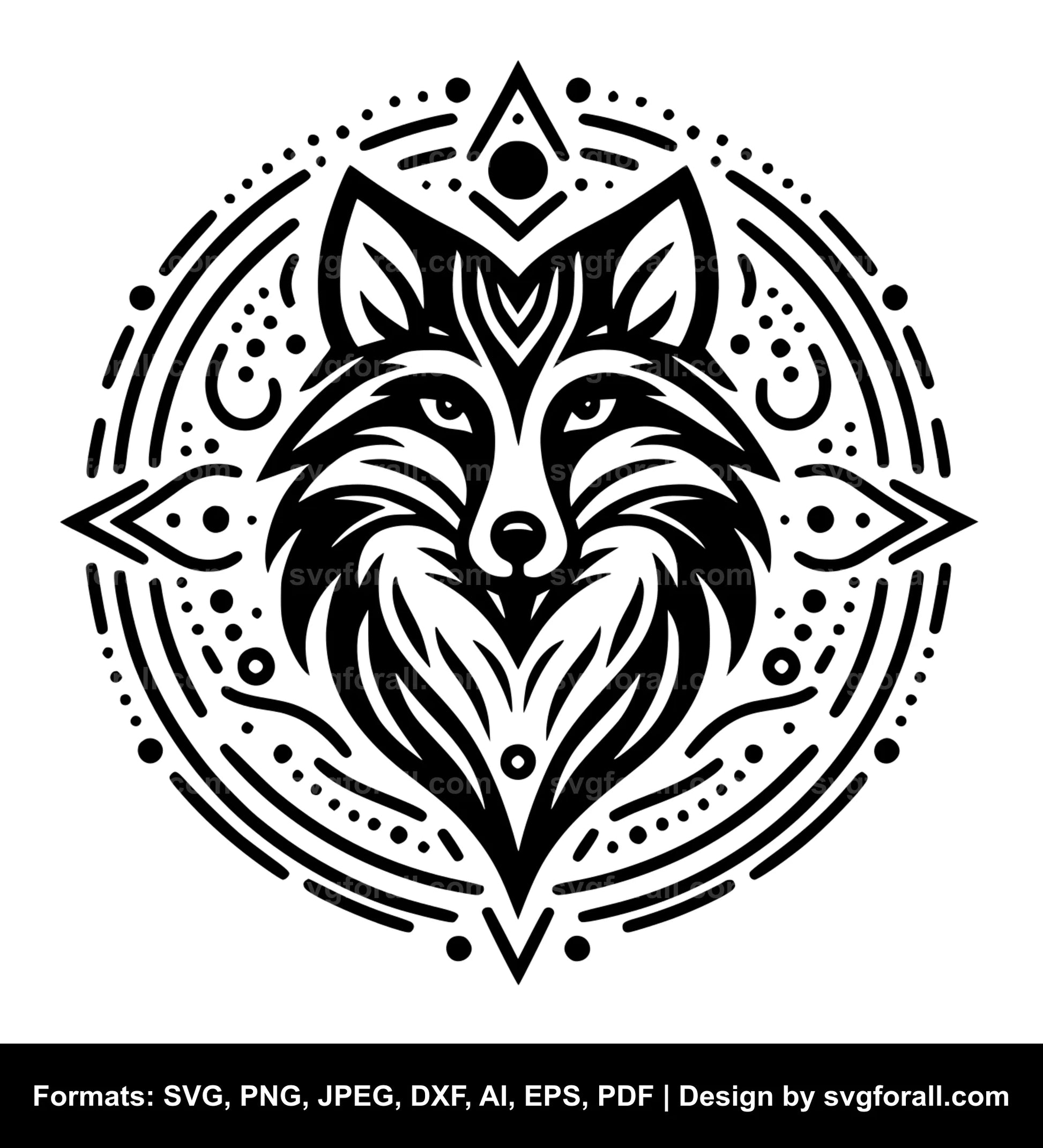 Fox Black SVG