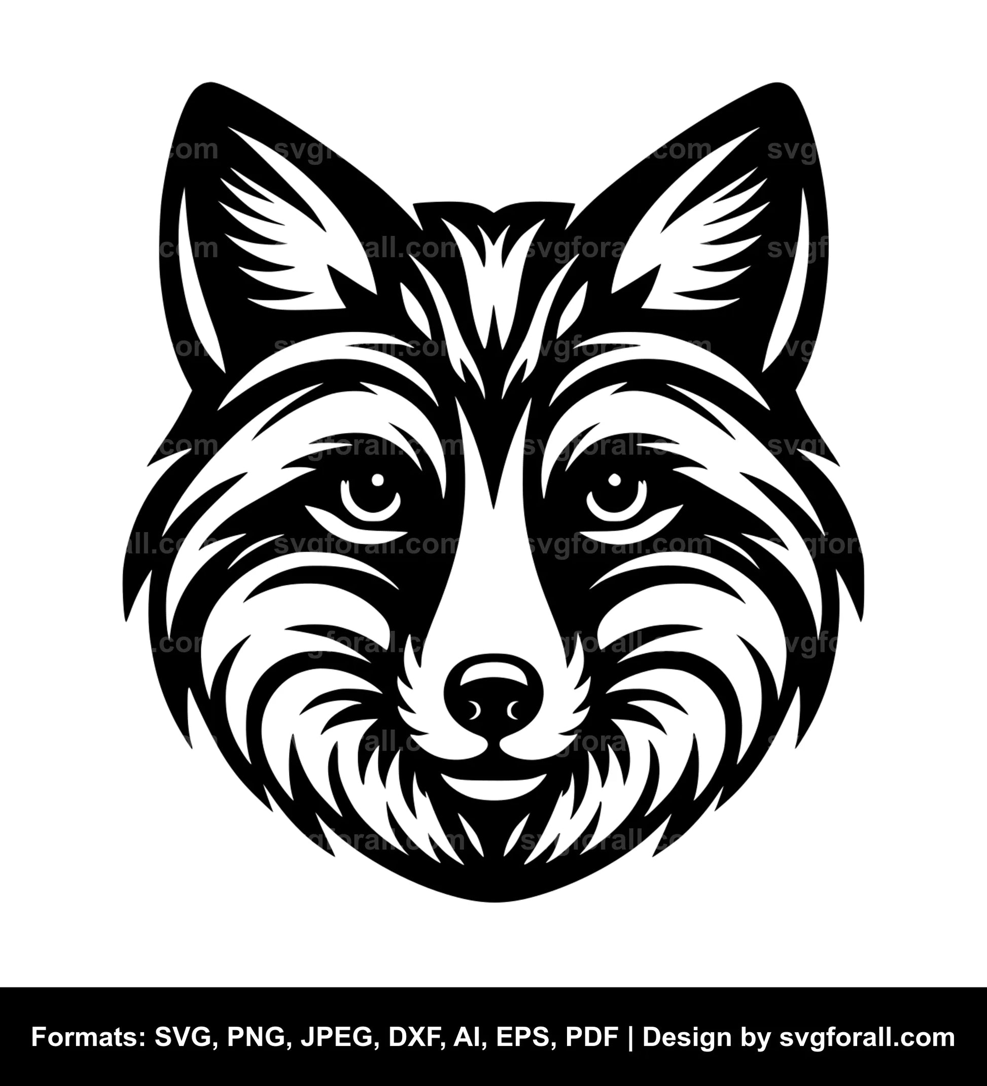 Fox Face Cricut SVG