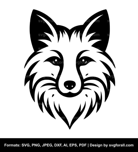 Fox Face SVG