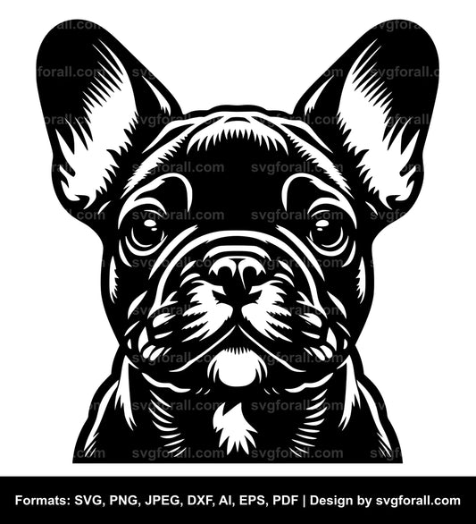 French Bulldog Dog Cricut SVG