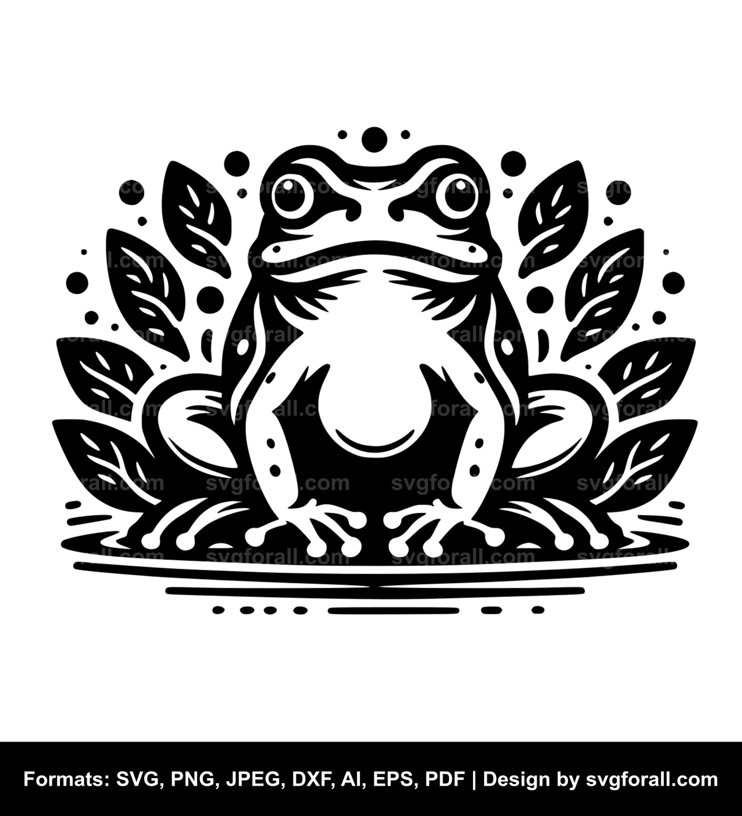 Frog SVG Cut File