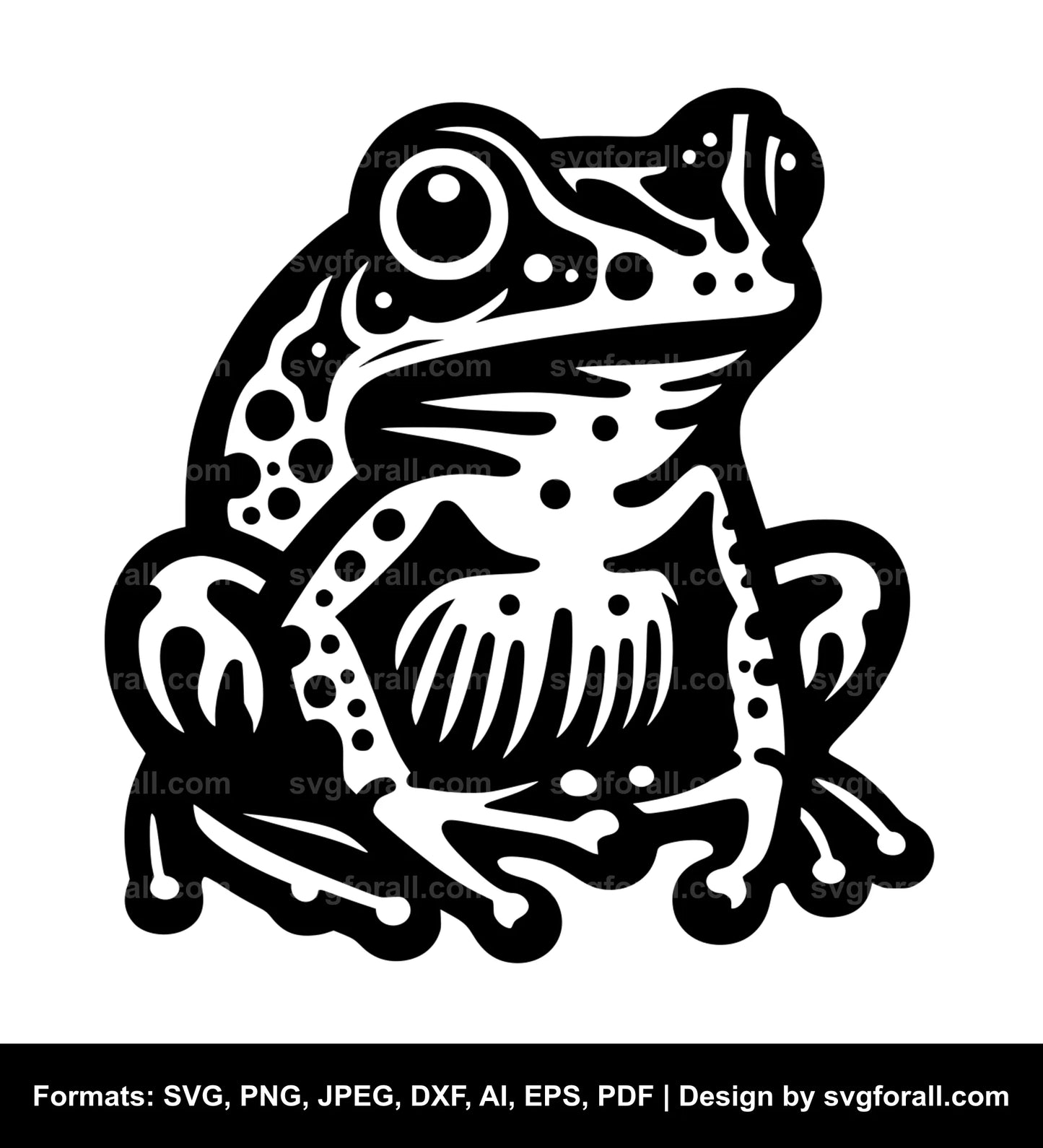 Frog SVG Design