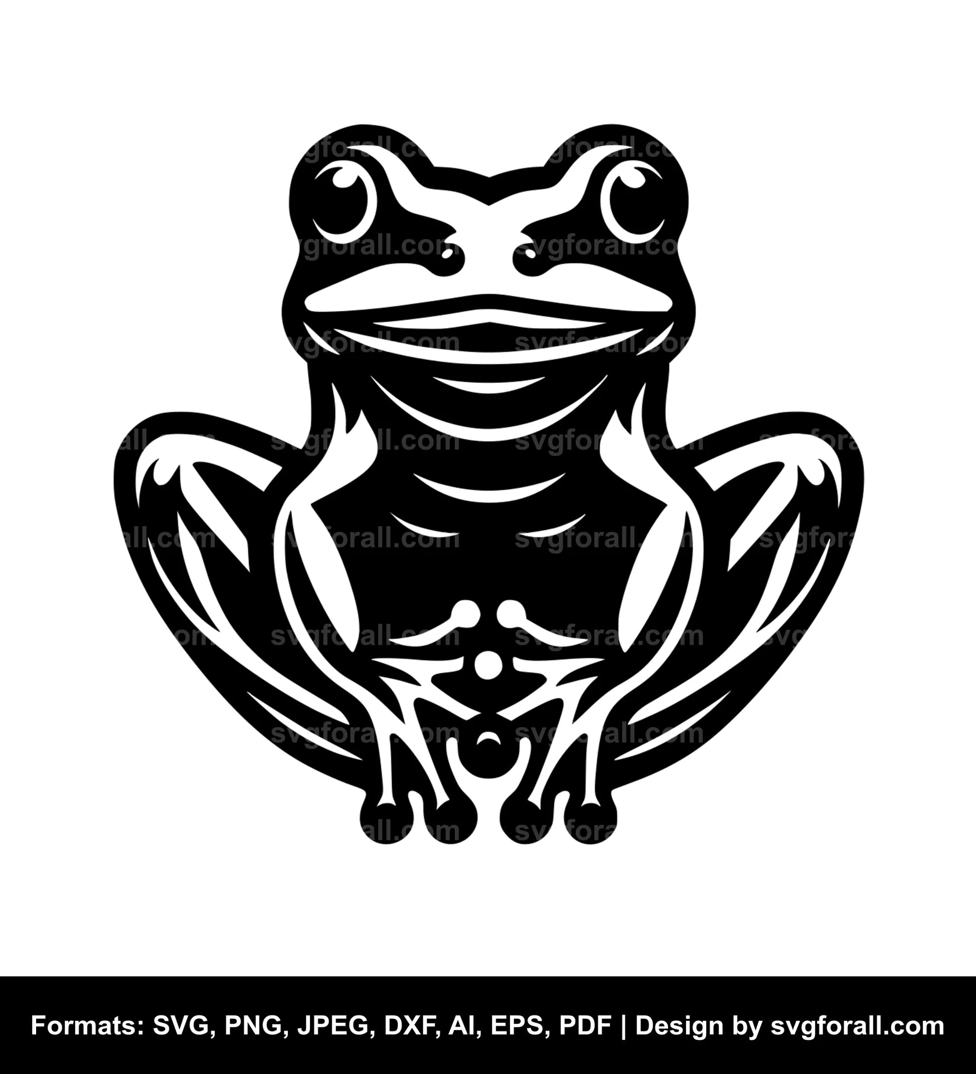 Frog SVG Vector