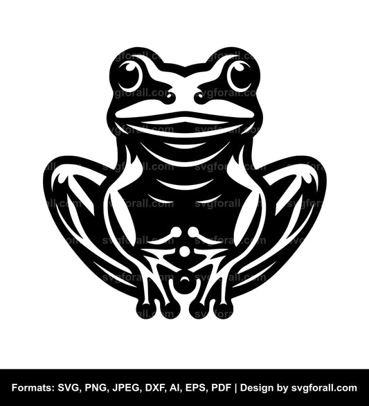 Frog SVG Vector