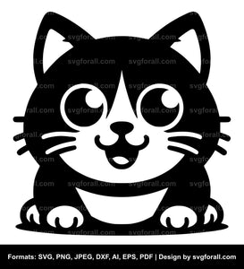 Funny Cat SVG