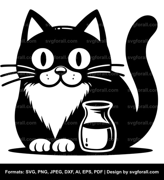 Funny Cat SVG