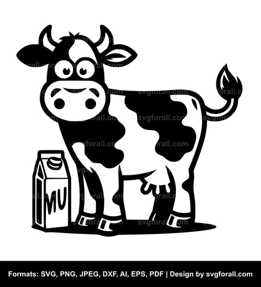 Funny Cow SVG PNG