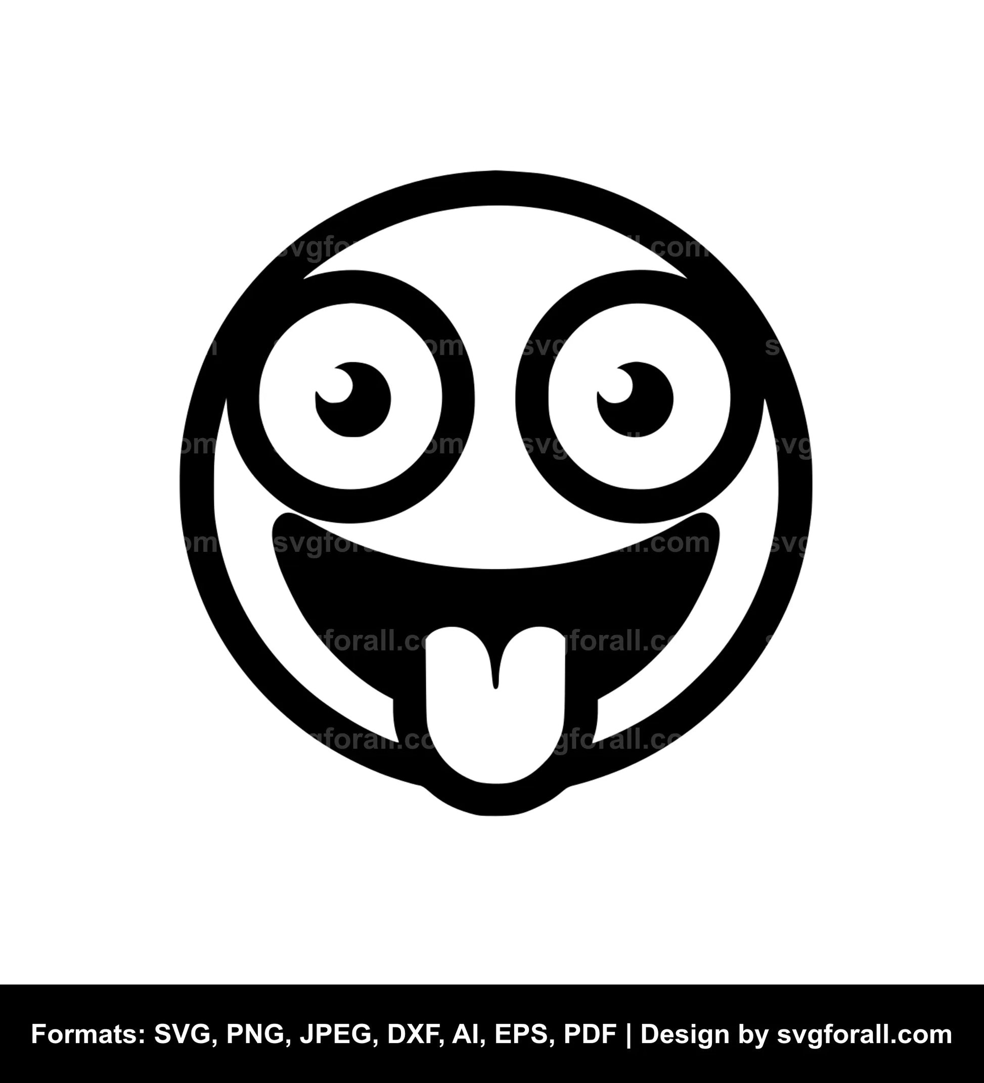 Funny Face SVG Vector