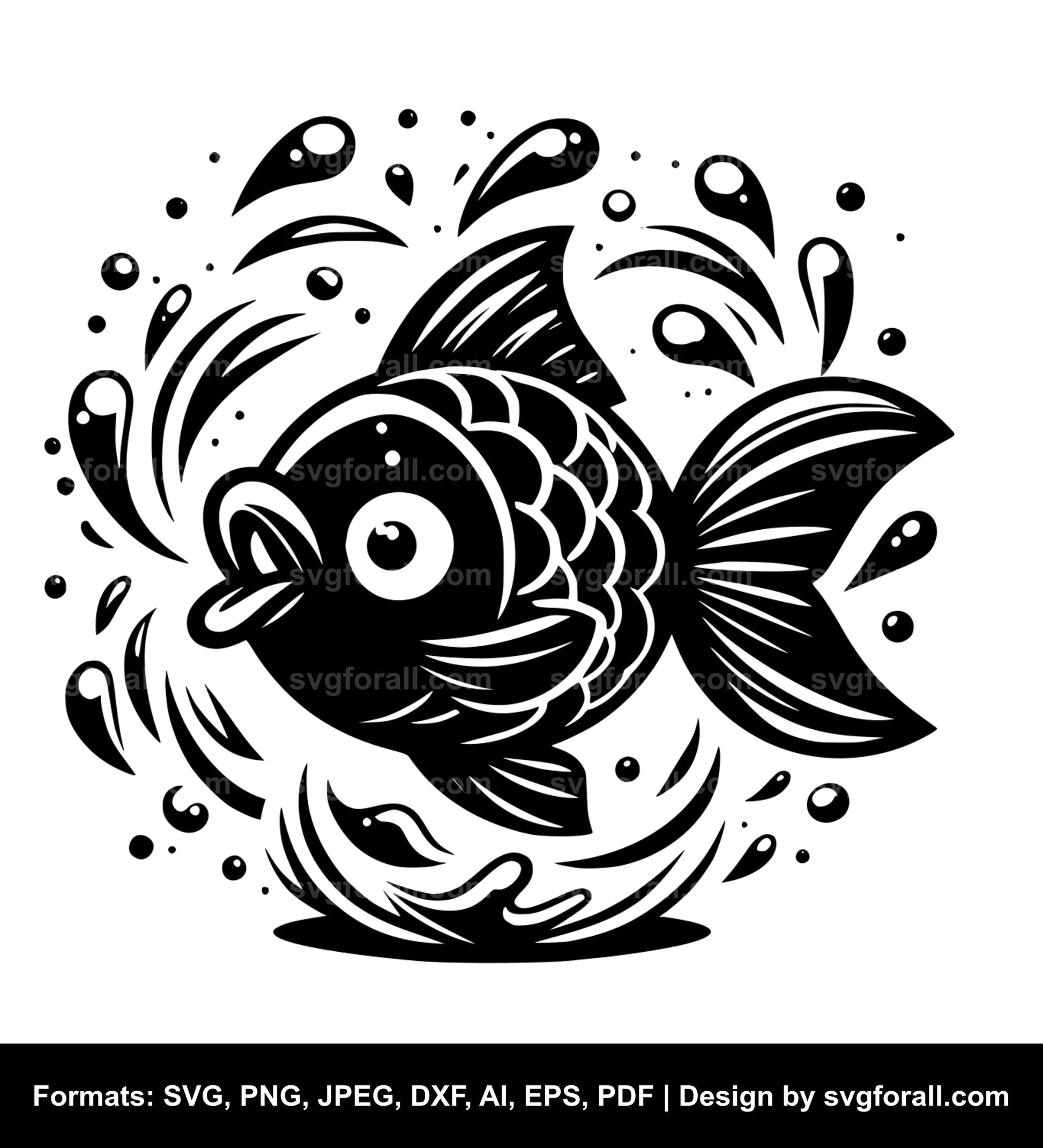 Funny Fish Cricut SVG