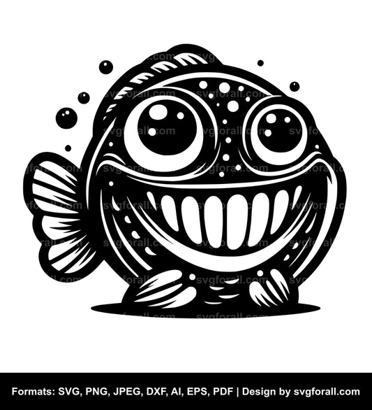 Funny Fish SVG File