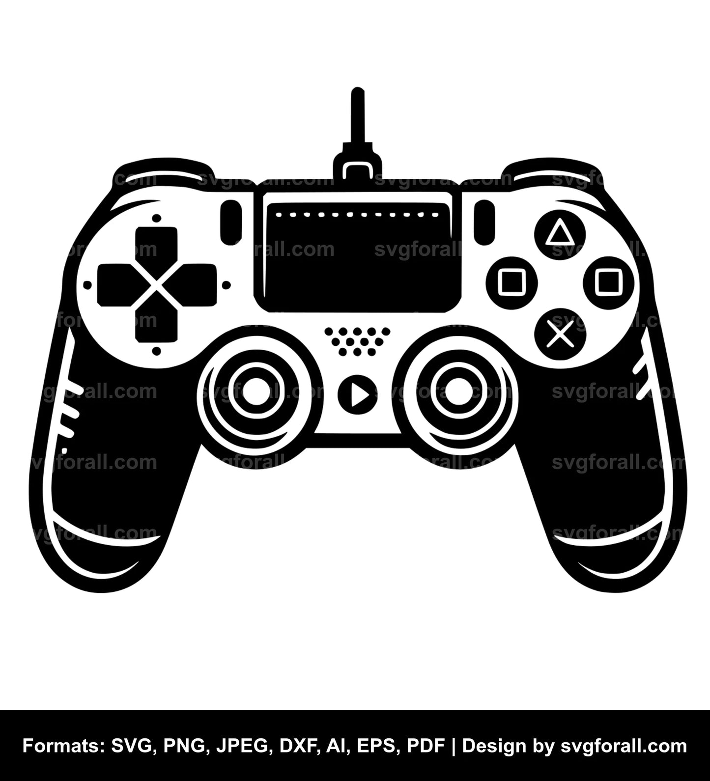 Game Controller Black SVG