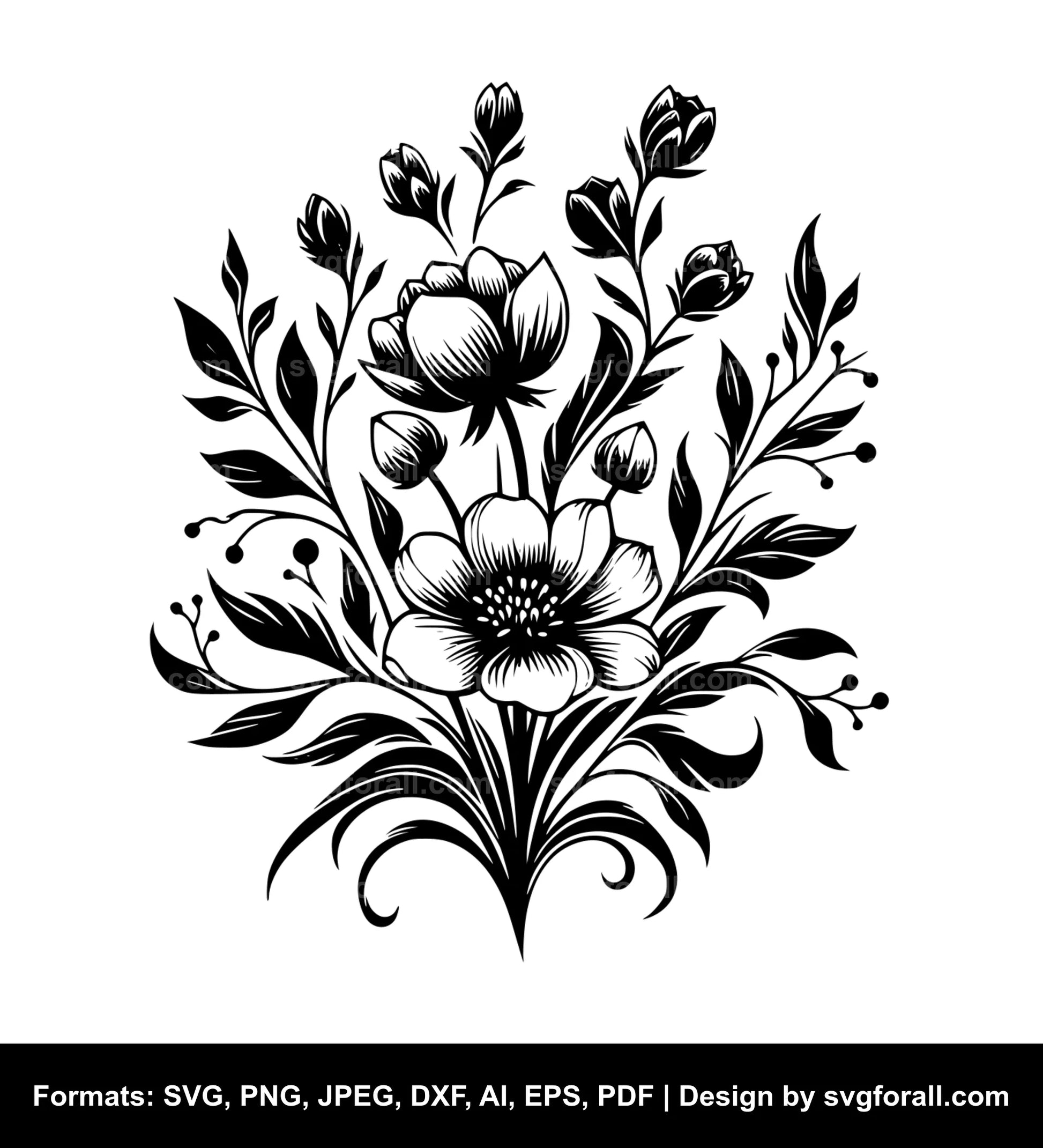 Garden Flower SVG