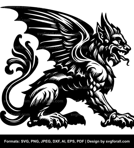 Gargoyle Black SVG