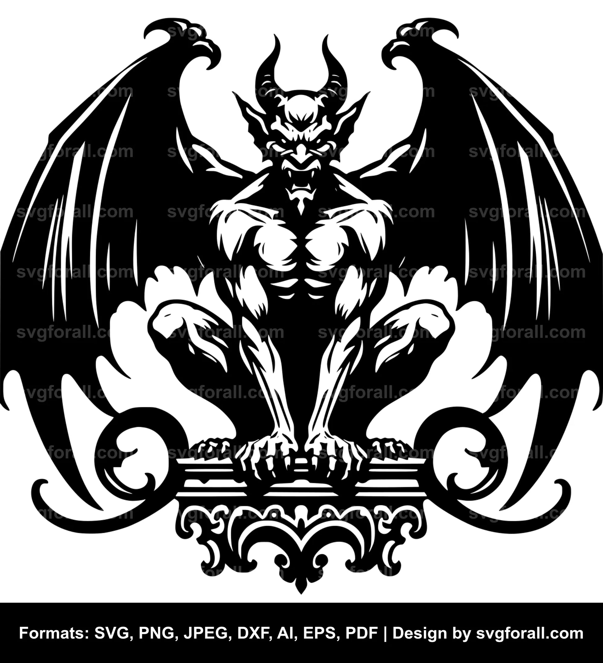 Gargoyle SVG Design