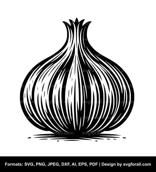 Garlic Black SVG