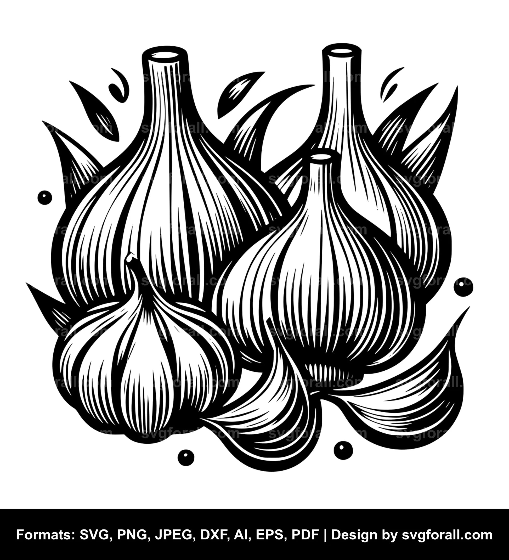 Garlic SVG File