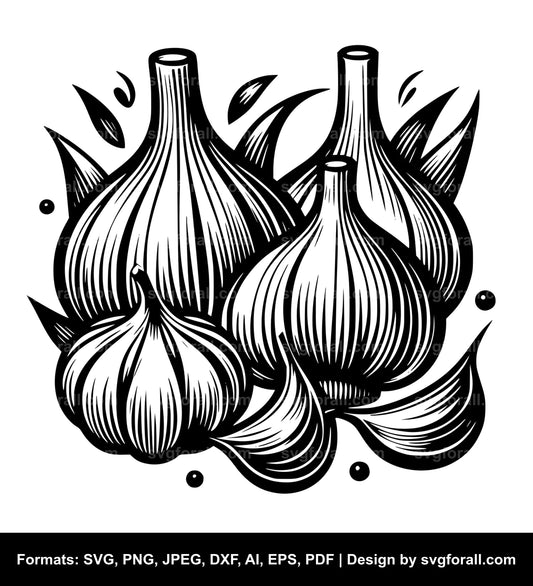 Garlic SVG File