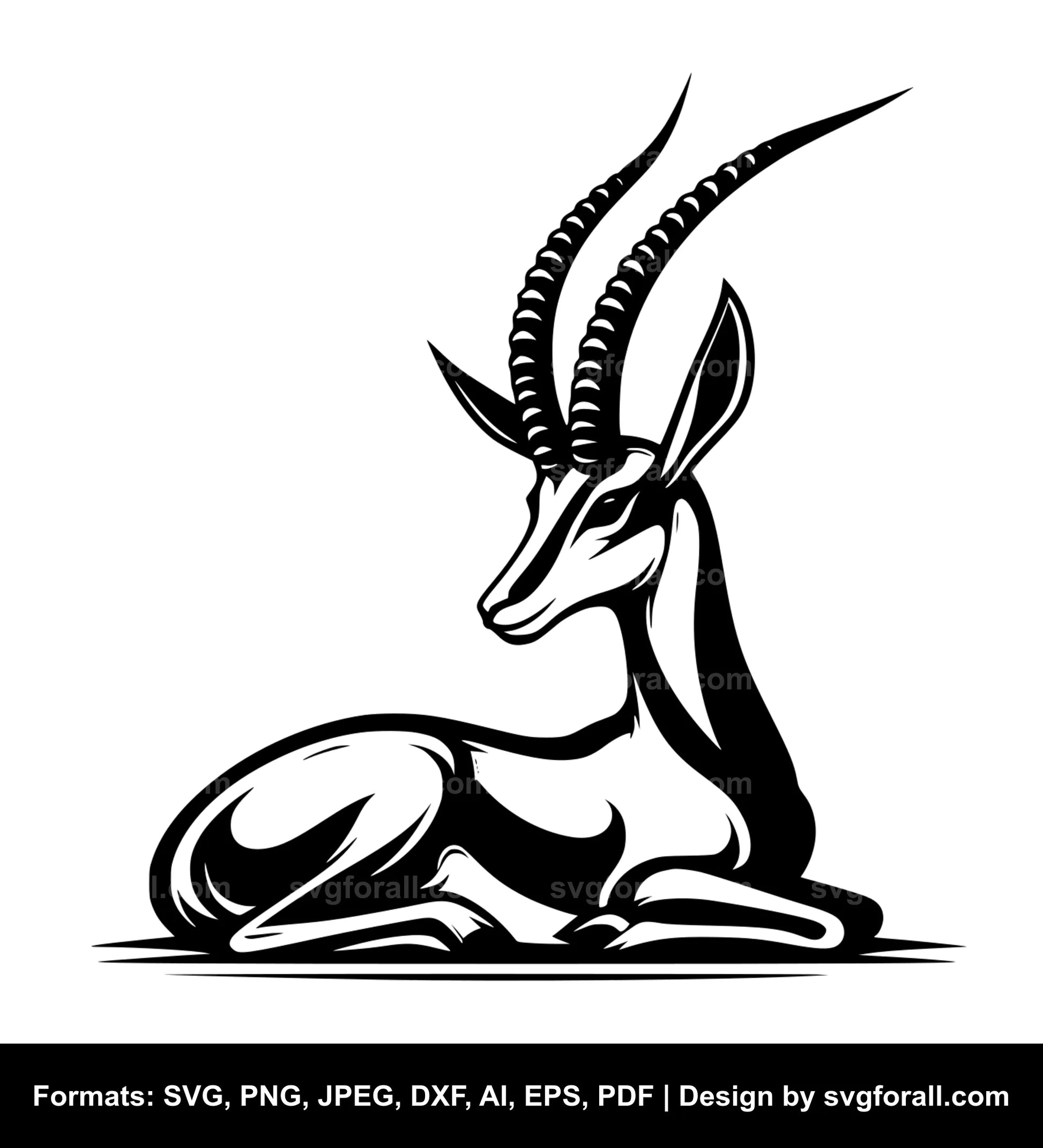 Gazelle SVG PNG