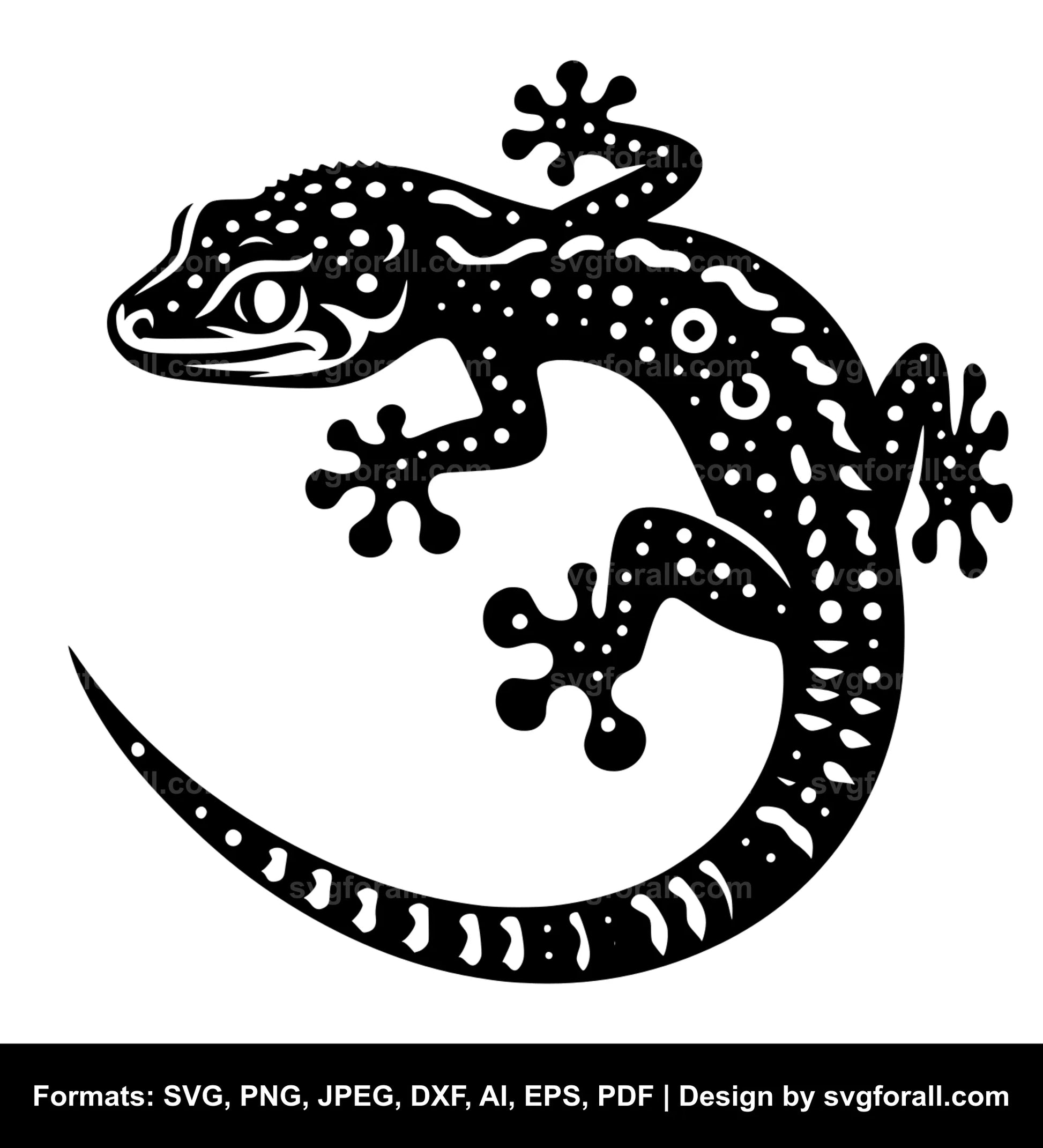 Gecko Black SVG