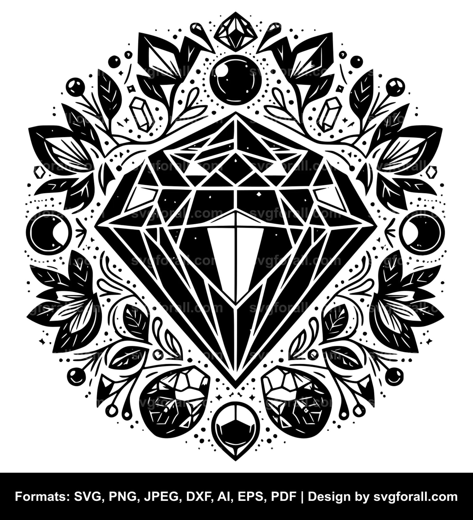 Gemstone Black SVG