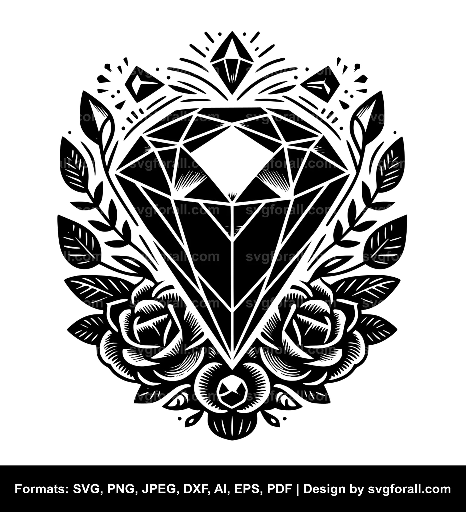 Gemstone Clipart SVG