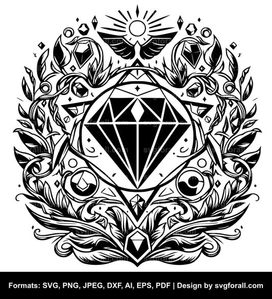 Gemstone SVG Design